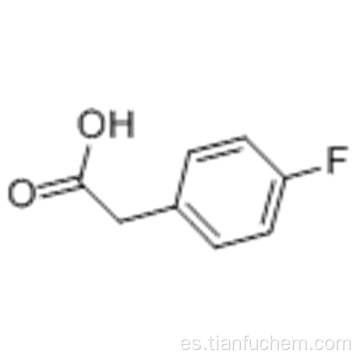 Ácido bencenacético, 4-fluoro CAS 405-50-5